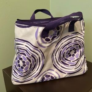 thirty-one Super Swap-it Pocket Bag Geo Pop Design Tote Makeup Bag Travel